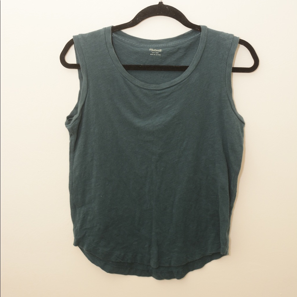 Madewell Forest Green Tank Top